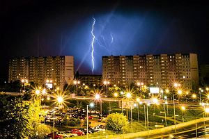 Burza nad Pitkowem. Na zdjciu - osiedle Bolesawa Chrobrego