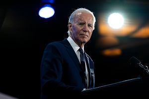 Prezydent USA Joe Biden podczas konferencji prasowej w San Francisco, USA, 15 listopada 2023 r.