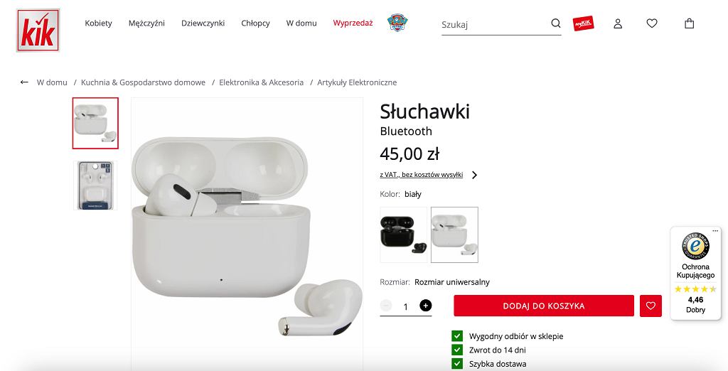 słuchawki kik