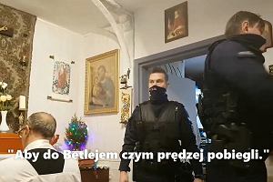 2 stycznia 2021 r. Interwencja policji podczas naboestwa w prywatnej kaplicy ks. Michaa Wonickiego