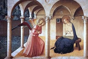 Fra Angelico, Zwiastowanie, 1450