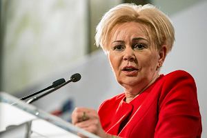 Krystyna Skowroska na konwencji wyborczej KE w Rzeszowie