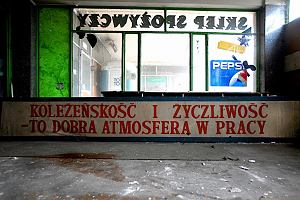 Kopalnia Sosnowiec na zdjciach, ktre powstay tu przed wyburzeniami budynkw przy ul. Narutowicza w 2010 r.