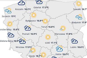 Prognoza pogody dla Warszawy