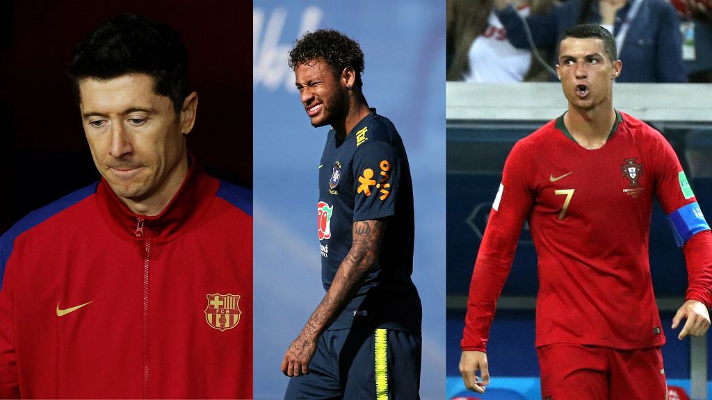 Lewandowski, Neymar i Ronaldo