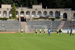 Lipiec 2020 r. 1/2 Lubuskiego Pucharu Polski: Polonia Subice - Warta Gorzw 1:2 (0:1). Mecz rozgrywany na stadionie w Subicach