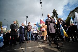 Protest samorzdowcw ws. Polskiego adu