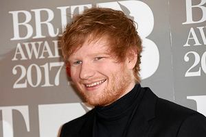 Ed Sheeran podczas Brit Awards, 22 lutego 2017