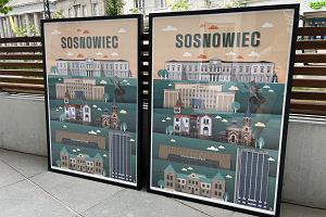 Plakat Sosnowca przygotowany przez Roberta Tarnowskiego