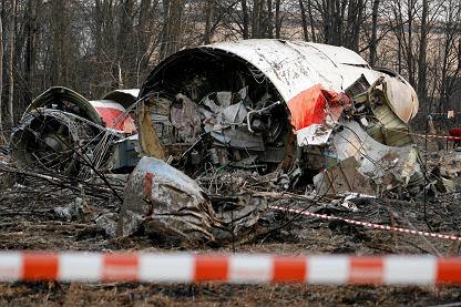 Wrak prezydenckiego tupolewa w Smolesku, 11 kwietnia 2010 r.