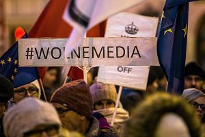 Demonstracja w obronie wolnych mediw, Lublin, 17 grudnia 2016 r.