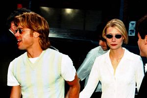 Brad Pitt i Gwyneth Paltrow, Nowy Jork, 1996 r.