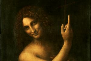 'Jan Chrzciciel', obraz Leonarda da Vinci. Pary, Luwr