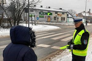 Policyjna akcja przy ul. 1 Maja w Myszkowie