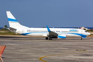 Boeing 737-800 nalecy do Enter Air (SP-ENG), ktry uleg awarii podczas lotu z Mombasy.