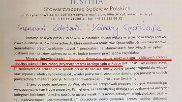 Apel stowarzyszenia sdziw