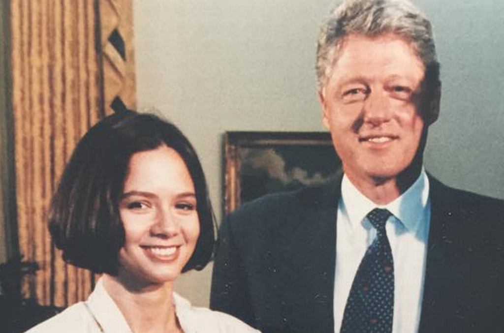 Kinga Rusin, Bill Clinton i Tomasz Lis