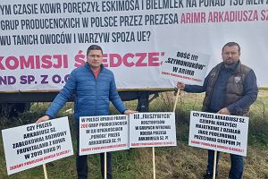 Pawe Grzeszczak i(z lewej) Rafa Szmit domagaj si rozliczenia osb odpowiedzialnych za upadek grupy Fruvitaland