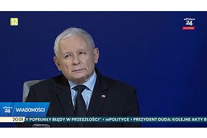 Jaroslaw Kaczynski gosc Wiadomosci w nowej telewizji W Polsce24