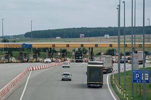 Bramki na autostradzie A1.