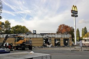 McDonald's przy al. Jachowicza - trwa rozbirka