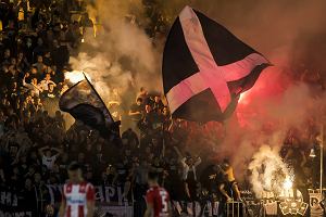 Kibice Partizan Belgrad.