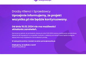 Wszystko.pl przestaje istnie