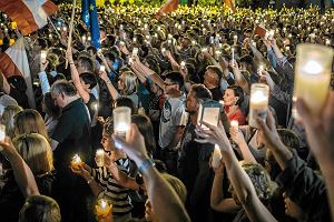 Katowice, demonstracja w obronie sdownictwa