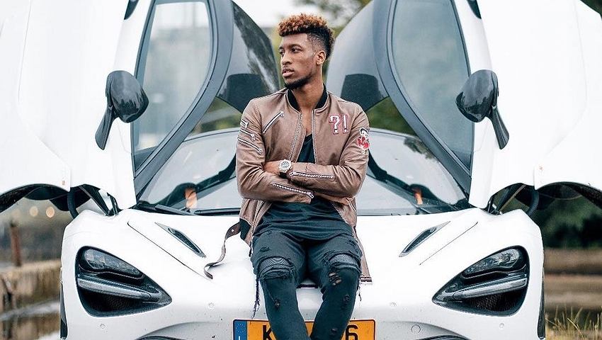 Kingsley Coman, McLaren 570S Spider