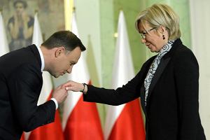 Andrzej Duda i Julia Przybska