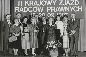 Historia Okrgowej Izby Radcw Prawnych w Zielonej Grze. Pocztki, rok 1987.