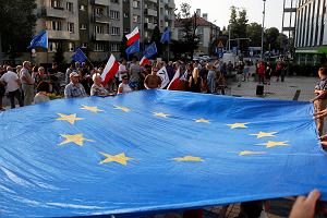 Katowice, akcja KOD w obronie niezalenoci sdw, 11 czerwca 2018