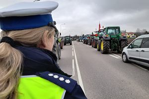 Rolniczy protest w Podlaskiem.