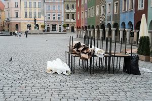 Przez epidemi koronawirusa kawiarnie i restauracje zamknite byy w caej Polsce przez kilka tygodni. Teraz szykuj si do otwarcia 18 maja. Na zdjciu - Stary Rynek w Poznaniu