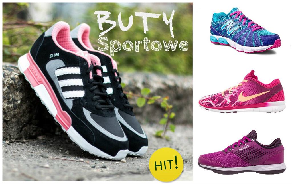 Kolorowe buty sportowe