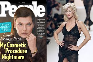 Linda Evangelista na tegorocznej okadce magazynu People i na wybiegu w 1994 r.