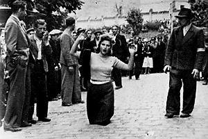 Antyydowski pogrom we Lwowie, do ktrego doszo w lipcu 1941 r., tu po zajciu miasta przez armi niemieck