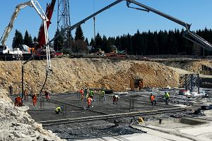 Prace budowlane na Polanie Jakuszyckiej