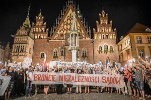 Manifestacja przeciwko polityce Zbigniewa Ziobry wobec sdziw