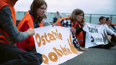 Protest Ostatniego Pokolenia. Zdjcie ilustracyjne