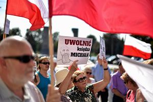 Manifestacja domagajca si uwolnienia ksidza Michaa Olszewskiego (wrzesie 2024 r.)