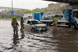 Burza w Warszawie Zalana ul. Pochociska