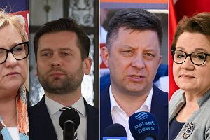 Czoowi kandydaci z listy PiS w wyborach do Parlamentu Europejskiego w okrgu dolnoslsko-opolskim: Beata Kempa, Kamil Bortniczuk, Micha Dworczyk i Anna Zalewska