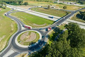 Autostrada A 18, odcinek Iowa - granica wojewdztw lubuskiego i dolnolskiego, wrzesie 2023 r.