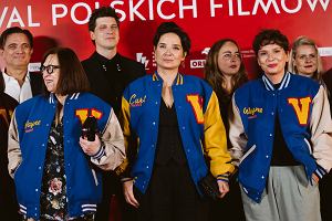 Agnieszka Smoczyska (porodku) i ekipa filmu 'Silent Twins'. Pierwsza z lewej producentka Ewa Puszczyska