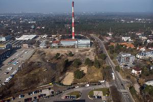 Wawer stara elektrociepownia w Midzylesiu przy ul. Poaryskiego (stan z 2021 r.). W 2023 r. firma Veolia Energia Warszawa rozpocza przymiarki do rozbirki tego obiektu i zastpienia go elektrociepowni gazow.