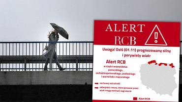 RCB ostrzega mieszkacw czterech wojewdztw. Gdzie zawieje silny wiatr?