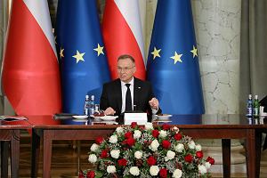 Prezydent RP Andrzej Duda podczas pierwszego posiedzenia Rady do spraw Strategicznych Projektw Rozwojowych, 1 lipca 2024 r.