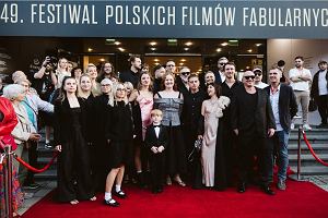 Gala otwarcia 49. Festiwalu Polskich Filmw Fabularnych w Gdyni. Ekipa filmu 'Pod wulkanem'