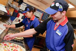 Pierwszy lokal Domino's Pizza przy ul. Bukowiskiej